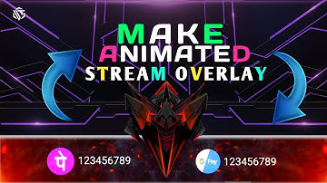 How to make animated gaming stream overlay on Android | in Kinemaster mod 4.15 (2020 | Unique Techno