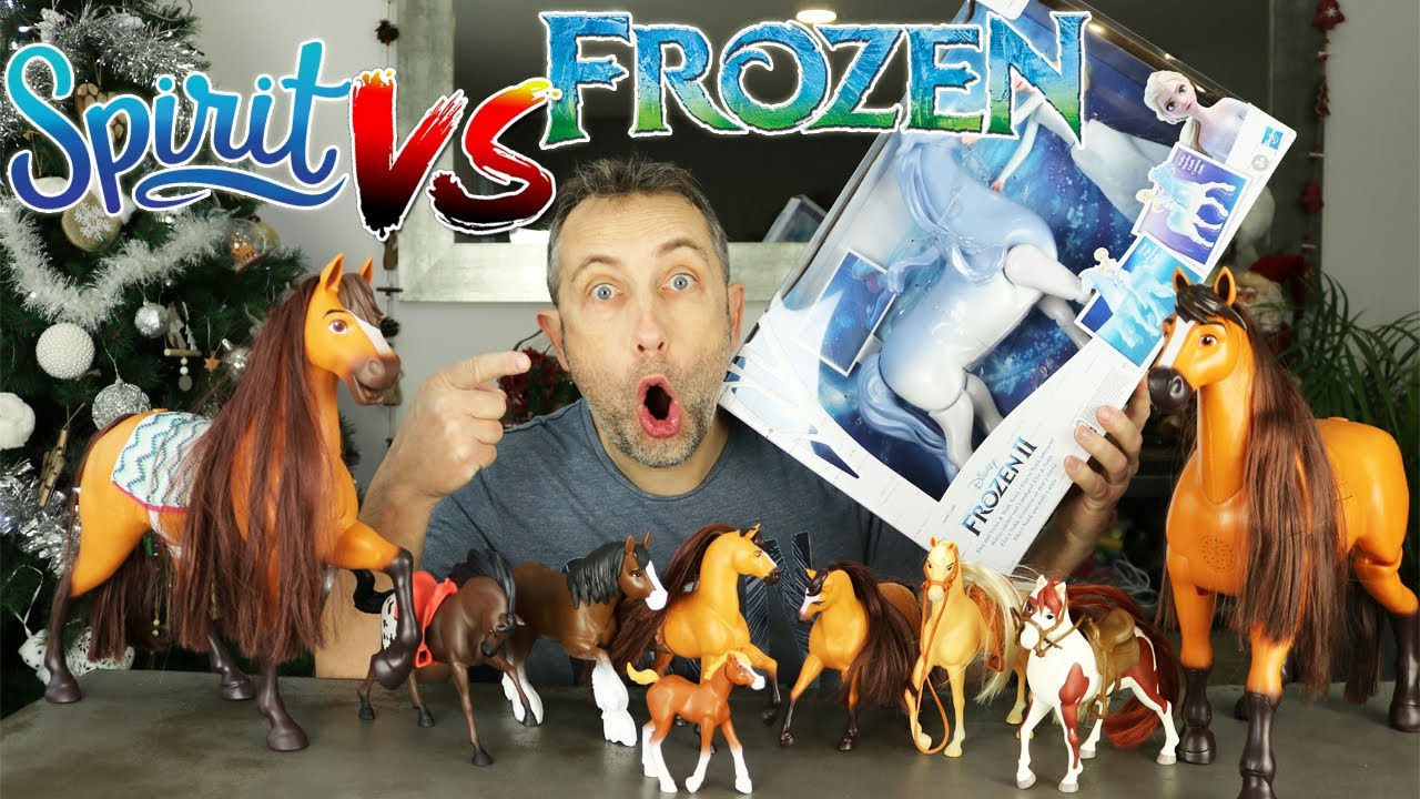 NOKK vs SPIRIT : Quel cheval est le plus RAPIDE ? FROZEN 2 ! La