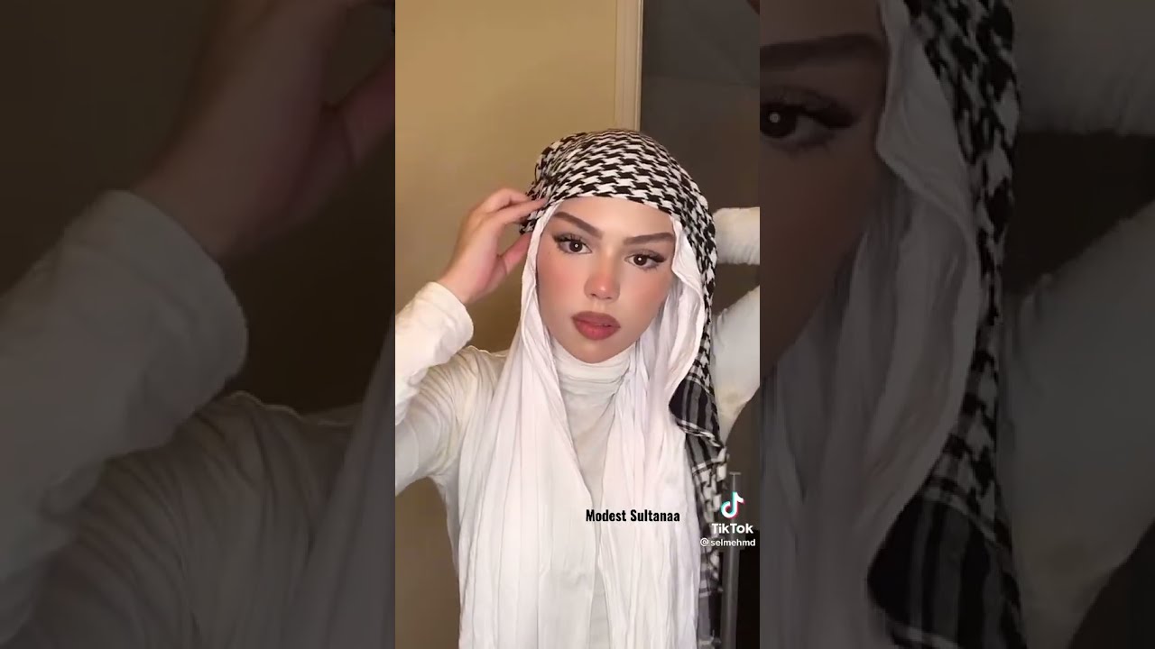 Another Kuffiyah tutorial   hijabi  hijabista  hijabiz  hijabers  hijabfashion  kuffiyeh