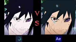 Alight Motion Vs After Effects Naruto Vs Sasuke Praise God Amvedit .Ae Remake