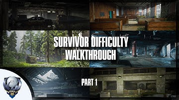The Last of Us 2 Survivor Difficulty - All Encounters Walkthrough Part 1 - Supermarket to Bank