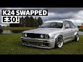 Touge Factory’s K24 Swapped BMW E30 is the Perfect JDM/Euro Combo