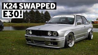 Touge Factory’s K24 Swapped BMW E30 is the Perfect JDM\/Euro Combo