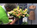 Hướng dẫn cắm giỏ hoa sinh nhật tông nam | How to arrange birthday flowers | hoa tươi Tường An
