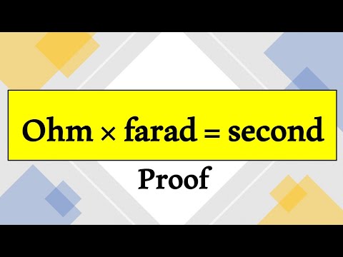 farad ohm equals