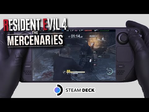 Resident Evil 4 Remake | Mercenaries Mode | Steam Deck Gameplay | Steam OS | CryoUtilities