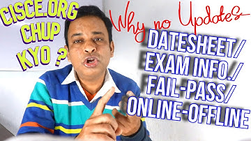 Why is CISCE silent about ICSE/ISC Board Exams 2021?, CISCE’S website cisce.org does not inform news