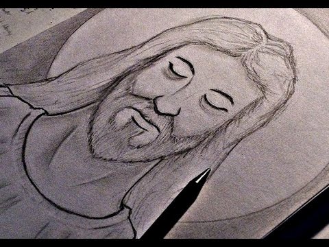 Pencil drawings of christ