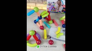 Magnetic Stick 3D toys for making your baby more intelligent and more creative. #khelaghor #Toy