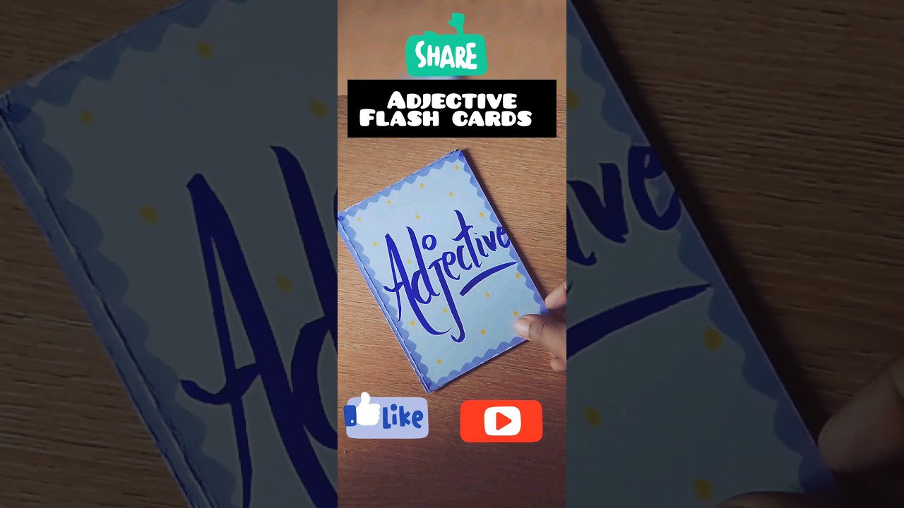 Flash Cards on Adjectives 