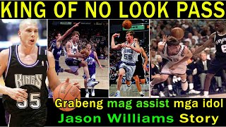 Jason Williams no-look behind the head pass : r/NBAimages