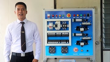 การสาธิตการใช้งานชุดฝึกโปรแกรมเมเบิลลอจิกคอนโทรลเลอร์ [TRANING SET PLC]