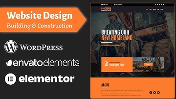 Creating #Beautiful #Website for Building & Construction Business by #Envato #Elements & #Elementor
