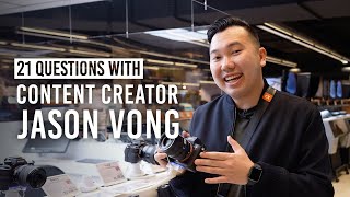 Jason Vong's Ideal Camera, His Oldest YouTube Video \& More | 21 Questions