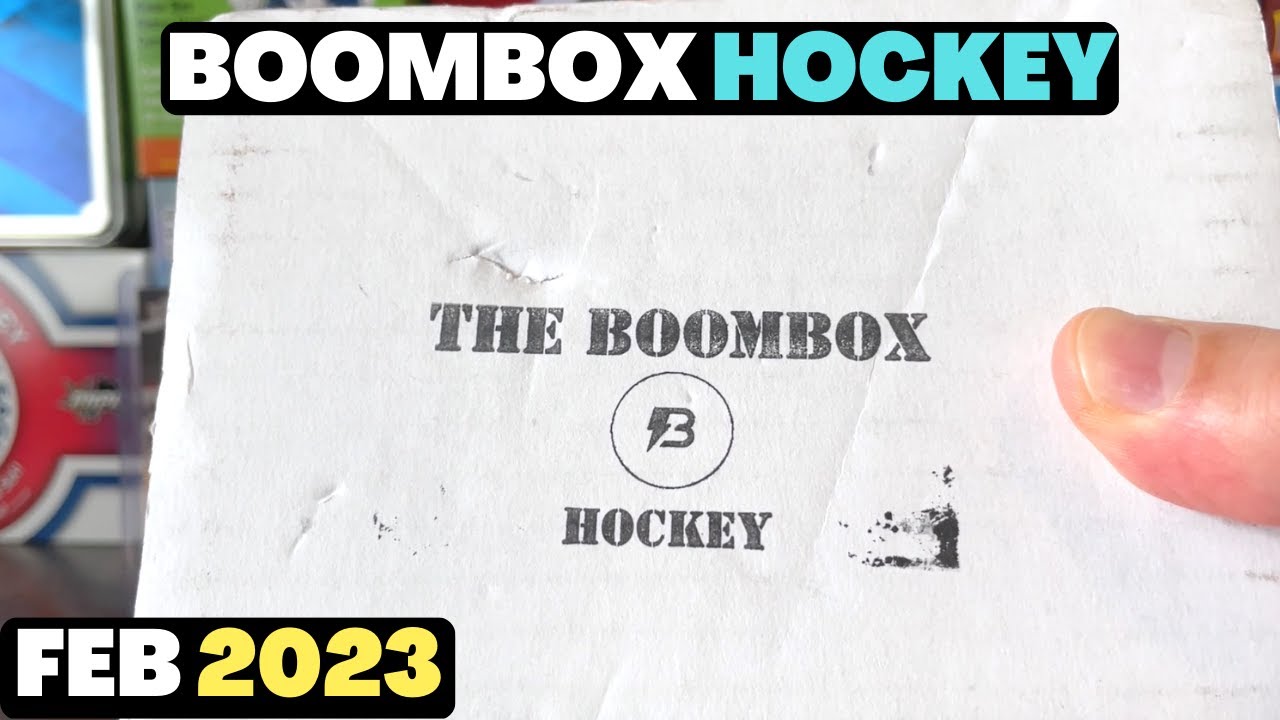Boombox Hockey Cards Boombox Feb 2023 Box Break. hockeyboxbreaks 