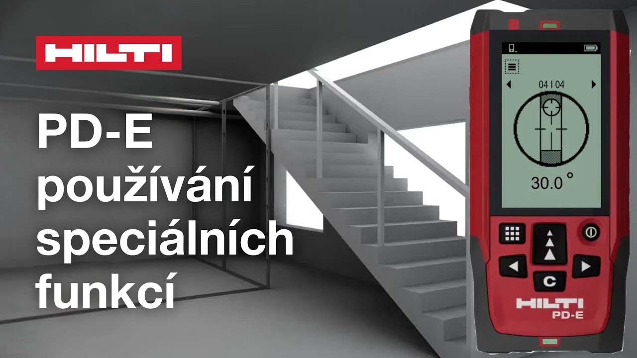Hilti PD-E - používání speciálních funkcí - YouTube Hilti PD-E - používání speciálních funkcí - YouTube