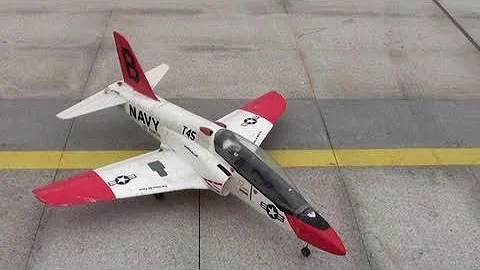 RC BAE Hawk Flight with Broken Stabilizer Fix