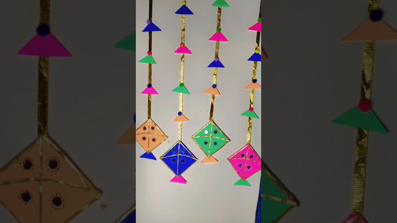 Makar Sankranti decoration craft #makarsankranti #diy #craft #homedecor #festival