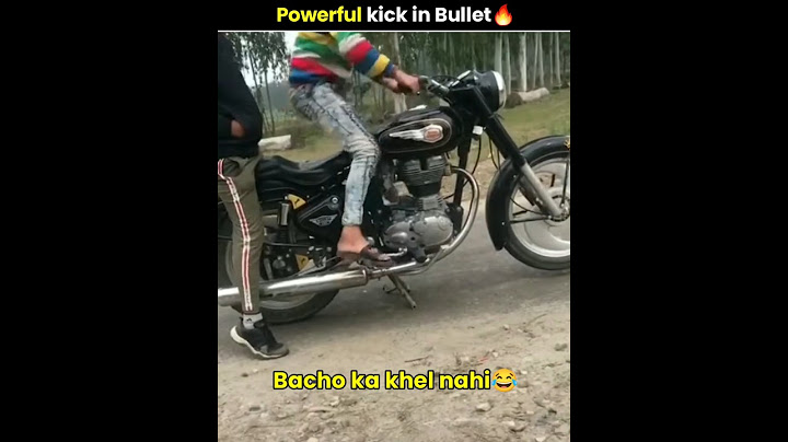 Powerful kick in bullet🔥|VR Explainer|#shorts #bike