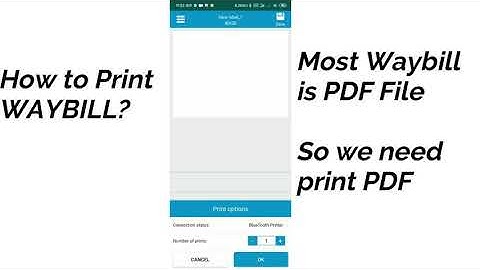 How do connect A6 Waybill Printer by Bluetooth