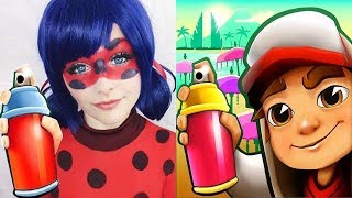 Subway Surfers Bali TASHA vs LADYBUG Run Gameplay HD screenshot 5