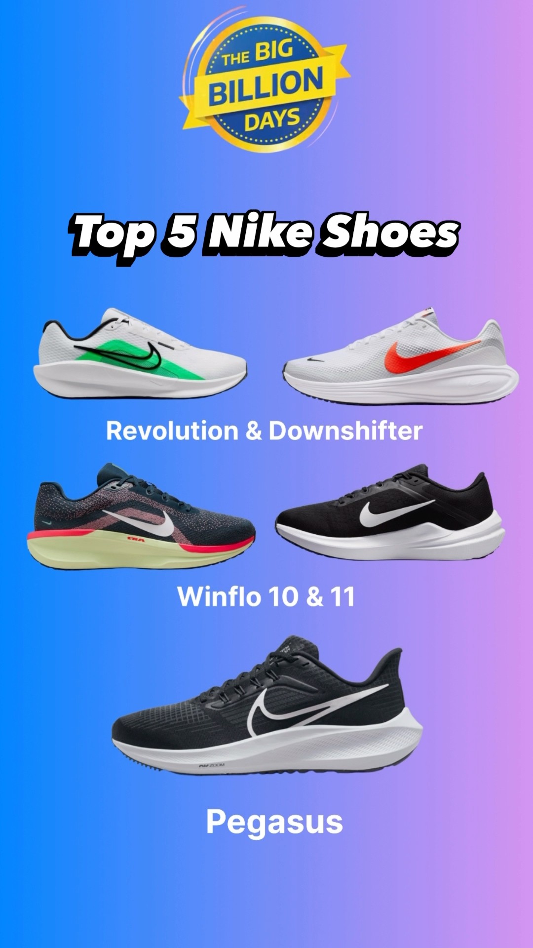nike shoes flipkart big billion day