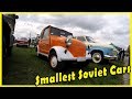 Ugliest and Weirdest Old Soviet Cars SMZ S3A (СМЗ С3А) Review. Most Smallest Soviet Cars