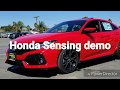 Honda Sensing package Demo.