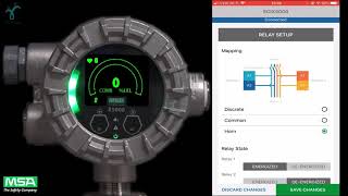 Calibration of MSA X5000 Gas Sensor by using the X/S Connect App screenshot 3