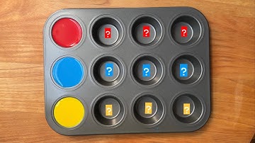 9 color recipes with 3 primary colors .