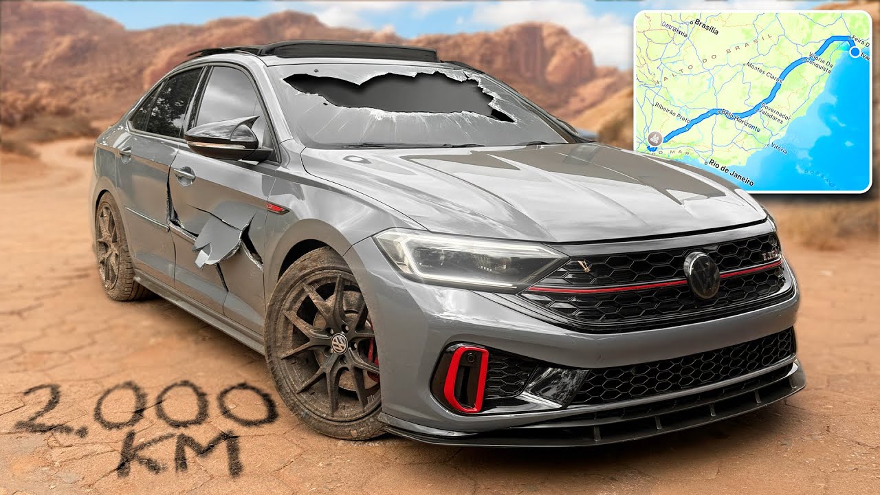 VIAJEI 2.000 KM com o JETTA GLI (muito rápido!)