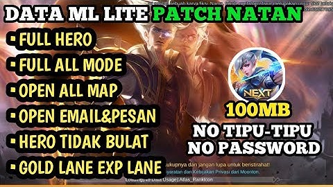 Mlbb Lite 100MB Fitur Sama Dengan Data ML 4Gb - Atasi Lag & Patah Patah