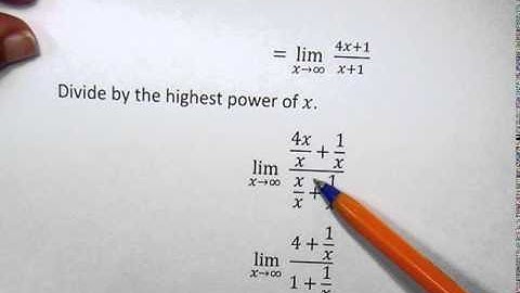 Evaluating the Limit to Infinity