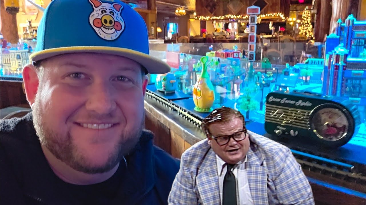 CHRIS FARLEY Grave & Lunch Delivered By TRAIN at BUFFALO PHIL'S