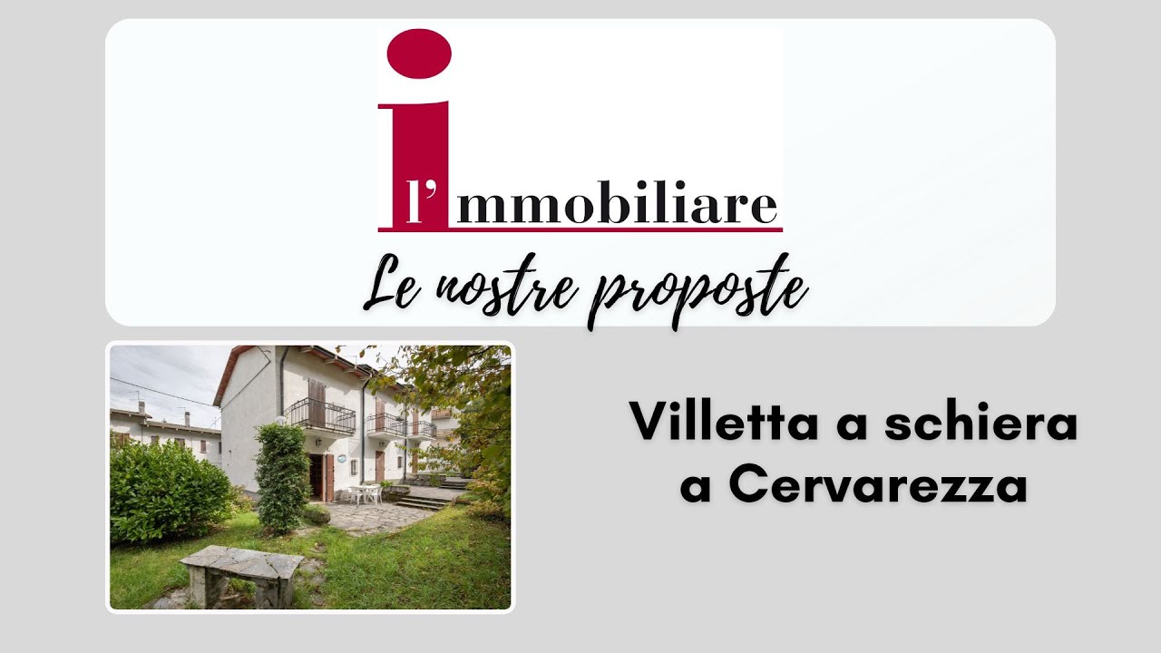 VENDUTO: Villetta a schiera a Cervarezza Rif. 3116