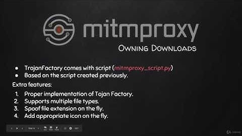 Configuring The Trojan Factorys MITMproxy Script