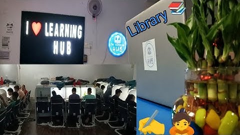 Cinematic advertisement video || THE LEARNING HUB, Library📚,vikku vlog