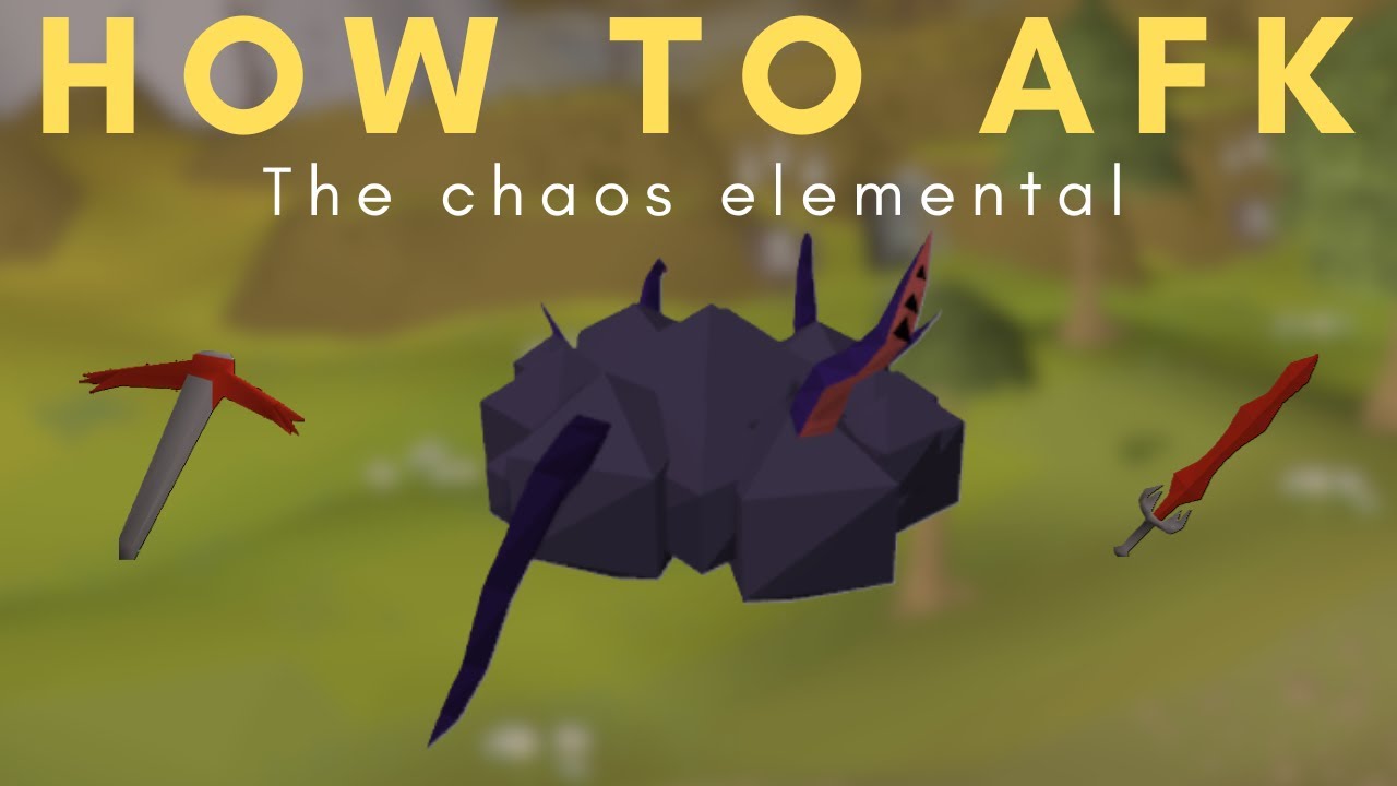 How to AFK the Chaos Elemental - Guide - YouTube