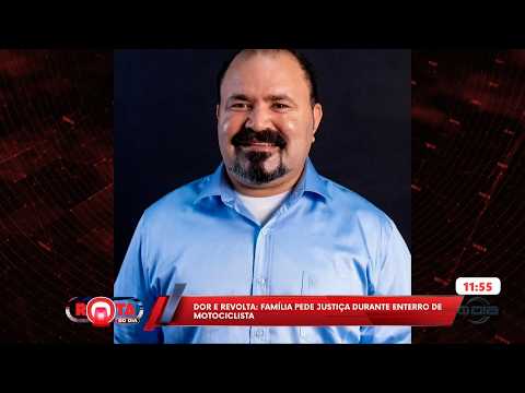 Dor e revolta: Família pede justiça durante enterro de motociclista 17 03 2026