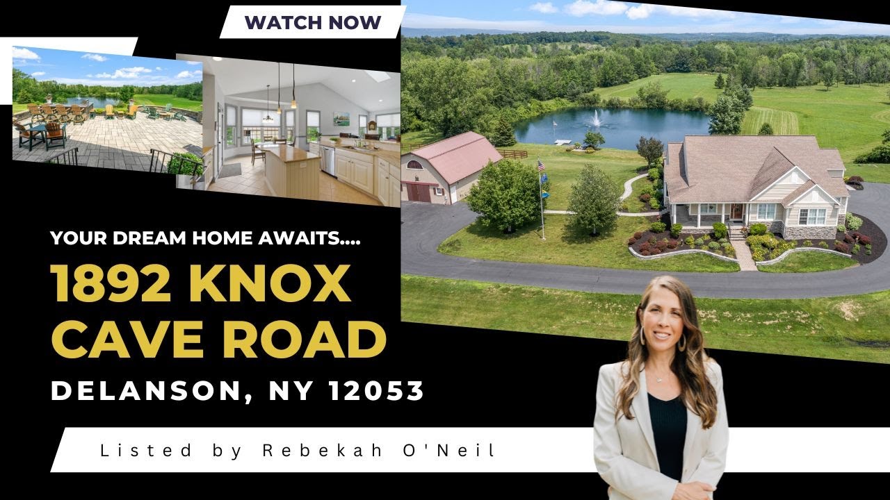 1892 Knox Cave Road Delanson, New York, 12053 Ranch home on 23 acres