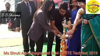 Ms Shruti Arora inagrauted IILM IGNITE Techfest 2019