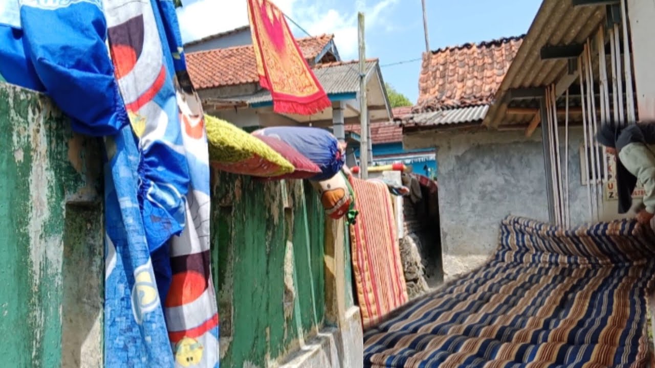 BUKAN CUMA AKU YANG ‼️JEMUR KASUR KAPUK ,masak NASI WITH RICE COOKER baru | Pasang Sprei | INDONESIA