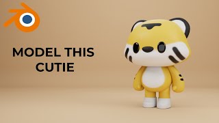 Model a cute character for game in blender . (Beginner's Tutorial)