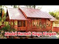 Model Rumah Kayu Sederhana dan Elegan