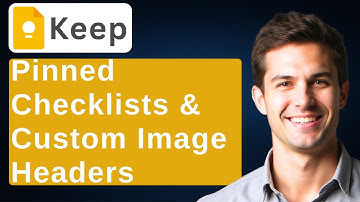 How To Create Pinned Checklists & Custom Image Headers In Google Keep 🗒️ Tutorial [2025 Guide]