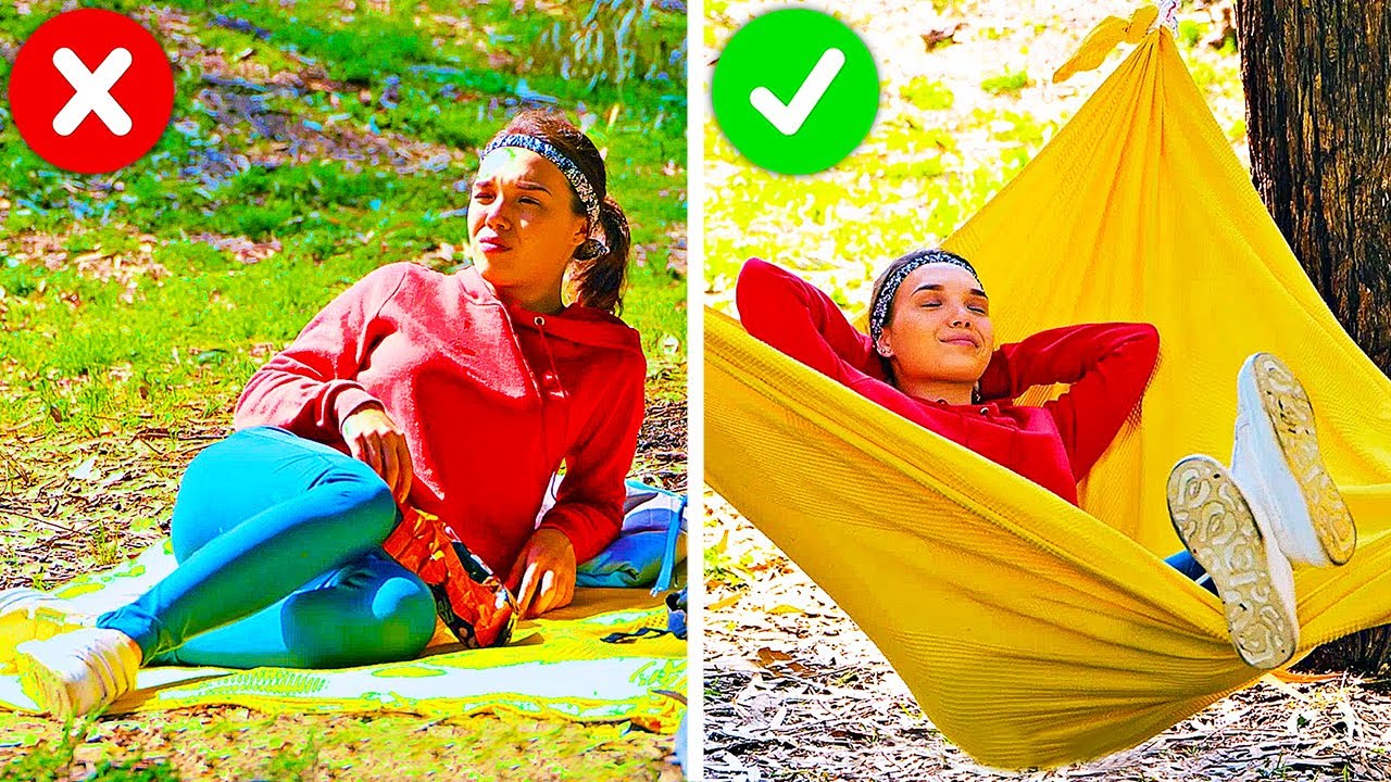 ⁣24 CLEVER CAMPING HACKS YOU WILL DEFINITELY LIKE