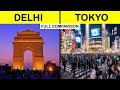 Delhi vs Tokyo Full Comparison UNBIASED in Hindi 2020 | Tokyo vs Delhi