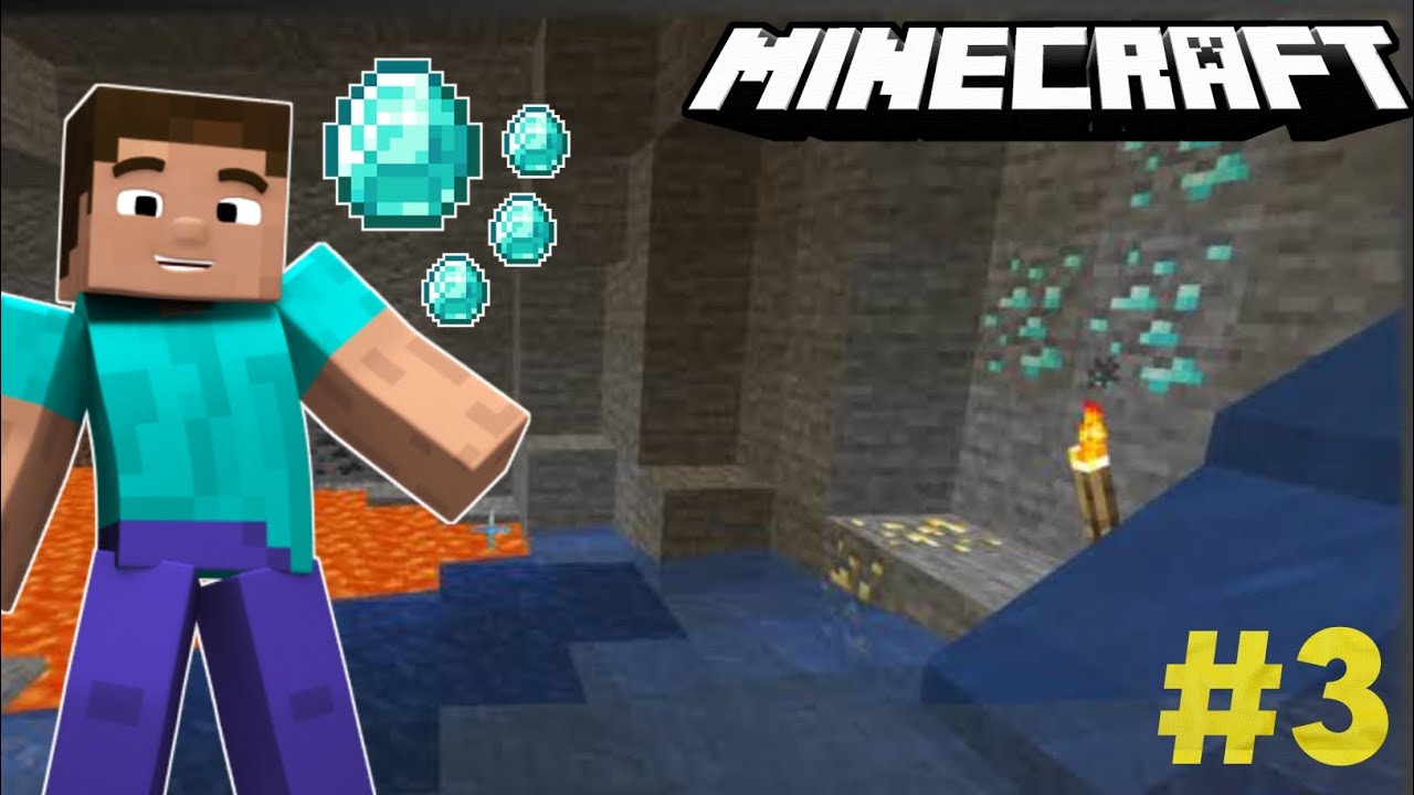 Can I find diamonds in the Minecraft cave. Minecraft survival series ...