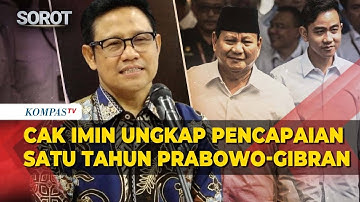 Menko Muhaimin Blak-blakan Puji Satu Tahun Kepemimpinan Prabowo-Gibran