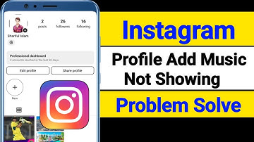 Instagram profile add music not showing problem solve